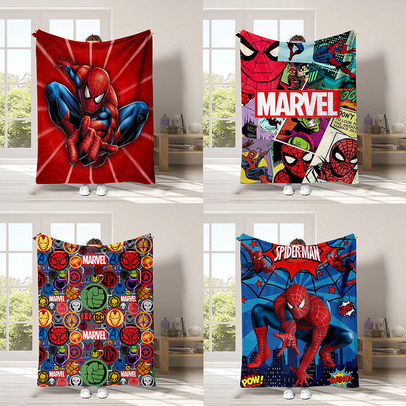 Spider-Man-Marvel Avengers-Marvel Avengers Chăn In Mới Spider-Man-Marvel Avengers Chăn Sofa20260312