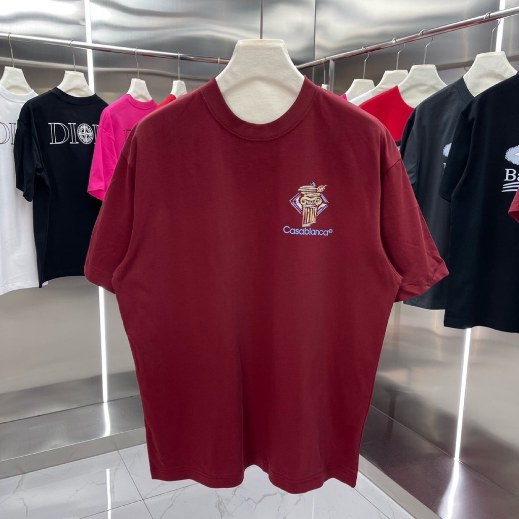 7SNG Casablanca 25Silk-screen digital print short sleeve shirt T T-shirt independent e-commerce site