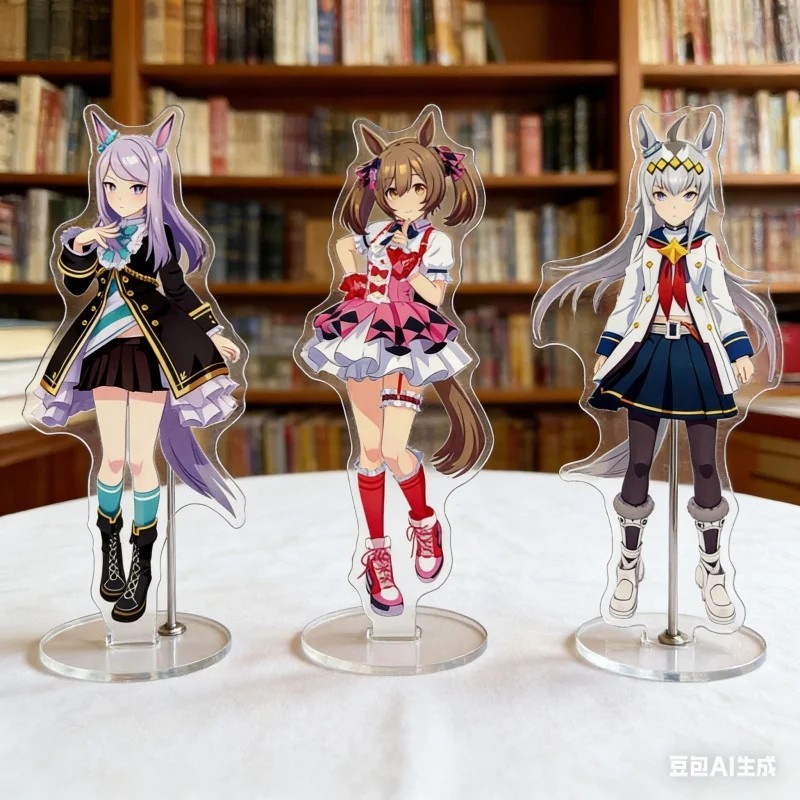 Mô hình Standee Anime Uma Musume Pretty Derby Acrylic Mica 15cm trang trí bàn học Agnes Digital Air 