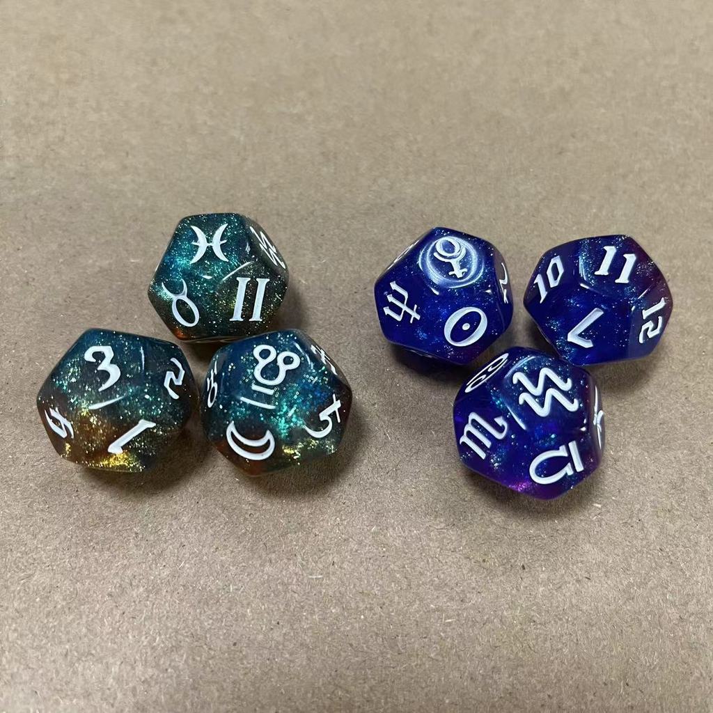 12 mặt DICE Chameleon Chòm sao DICE Mười hai Galaxy Lucky Ngoại thương DICE Chameleon DICE20260313