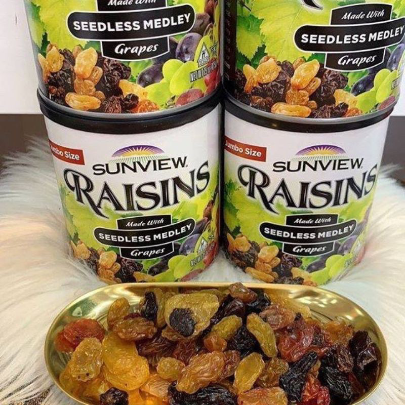 Nho khô Sunview Raisins 425g ( thập cẩm) nhập khẩu Mỹ siêu ngon đặc biệt