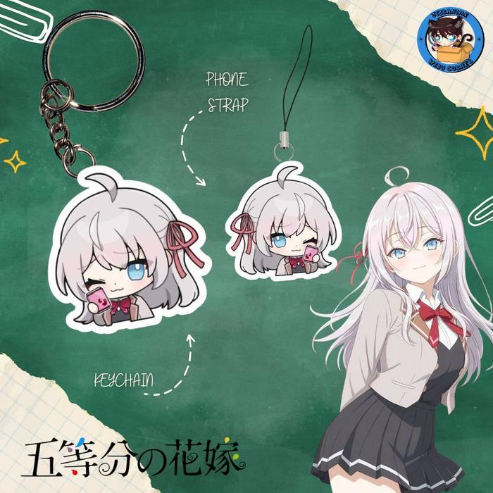 KEYCHAIN / GANTUNGAN ALYA ROSHIDERE / PHONE STRAP ANIME ALYA ROSHIDERE - 1, GANTUNGAN KUNCI