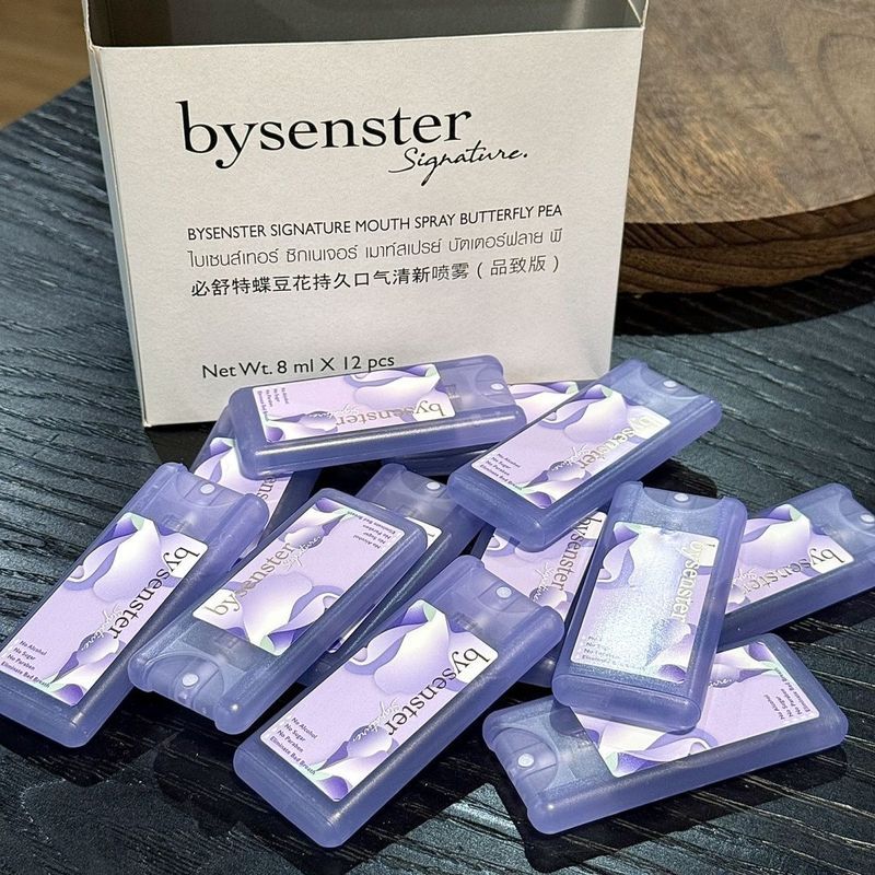 Mouth Good Fragrance 10 Thái Lan Phiên Bản Chất Lượng Bướm Pea Flower Fresh Mouth Spray 8ml Loại Bỏ 