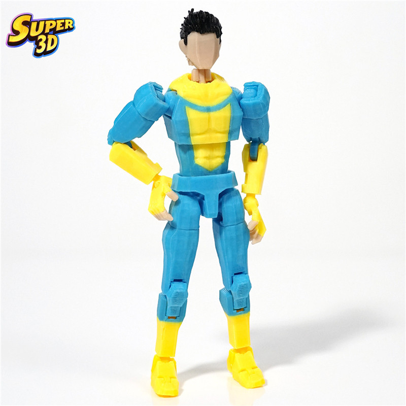 Pale Mark 3D In Hình Nhân Vật Hành Động Dummy13 Invincible 3.0 Nhân Vật Đa Năng Shapeshift Anime Man