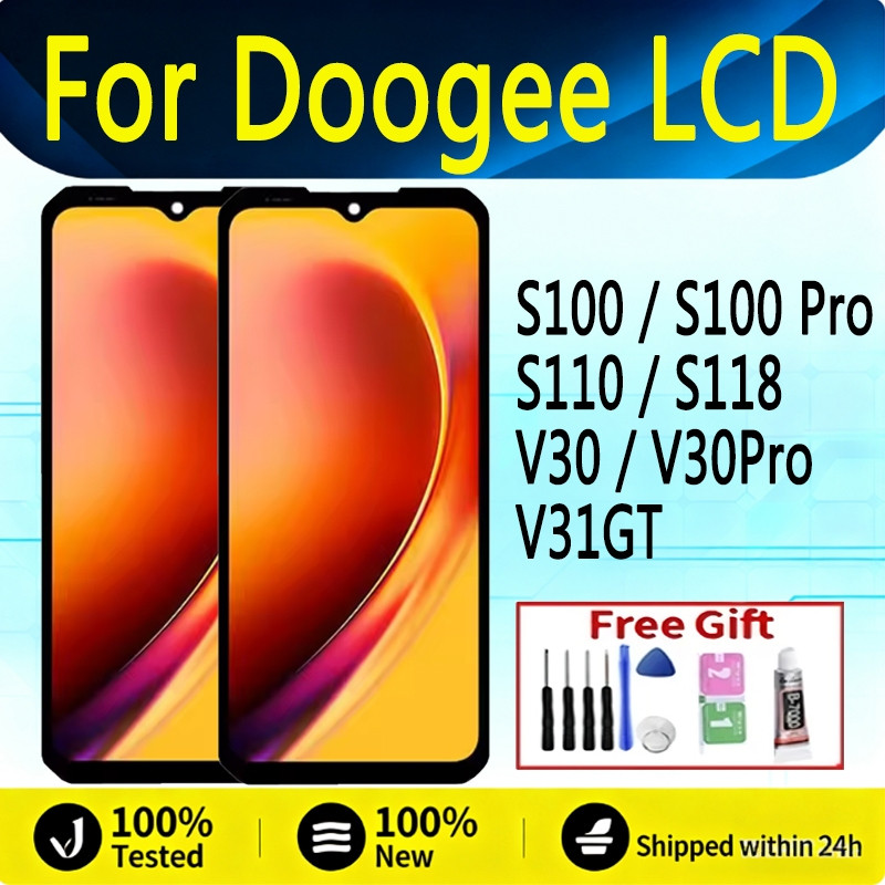 Chính hãng Doogee V30 V30Pro V31GT S100 S100Pro S110 S118 Màn hình LCD Thay thế màn hình cảm ứng