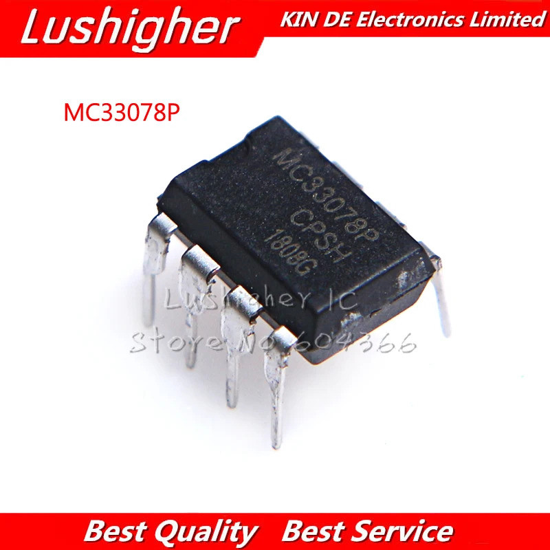 10 MC33078P DIP MC33078 DIP-8 33078P DIP8