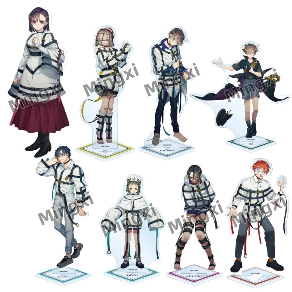 Standee MILGRAM mô hình anime mica acrylic in 2 mặt sắc nét trang trí bàn học quà tặng fan anime móc