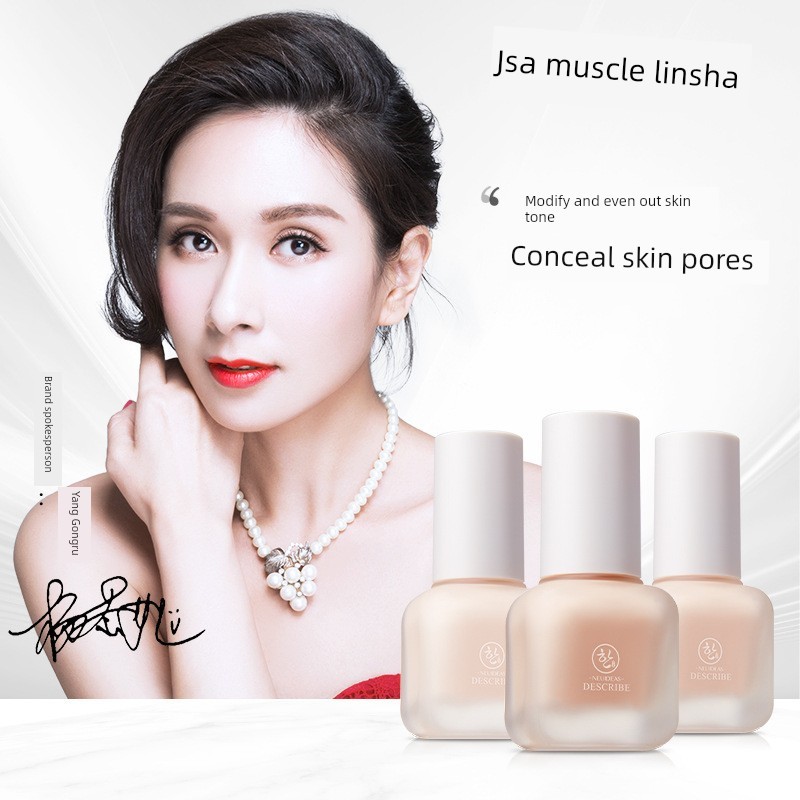 Jlisa Muscle Linsa Liquid Foundation Concealer Kem nền trang điểm Kem dưỡng ẩm lâu dài Kiểm soát dầu