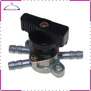 Van Nhiên Liệu Petcock 3 Chiều Bình Xăng Tắt Nhôm Bền Dự Phòng Cho Xe Tay Ga ATV Xe Máy 50cc 125cc