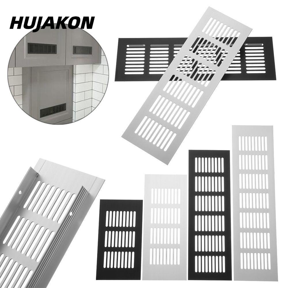 HUJAKON Air Vent Decor Grommet Bền Tủ Quần Áo Giày Louver Hợp Kim Nhôm Thông Gió Lưới Tản Nhiệt