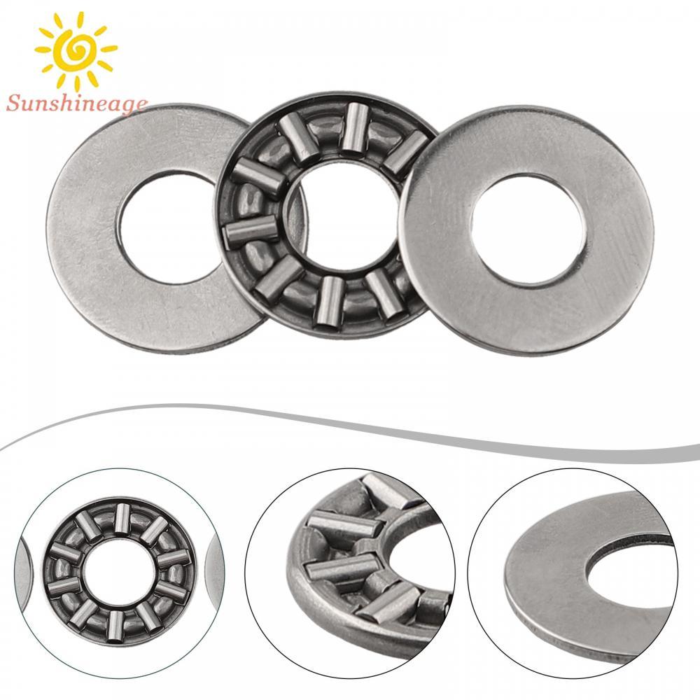 【SUNAGE】8mm x 19mm Needle Roller Thrust Bearing Set with Washers for Machinery【HOT Fashion】