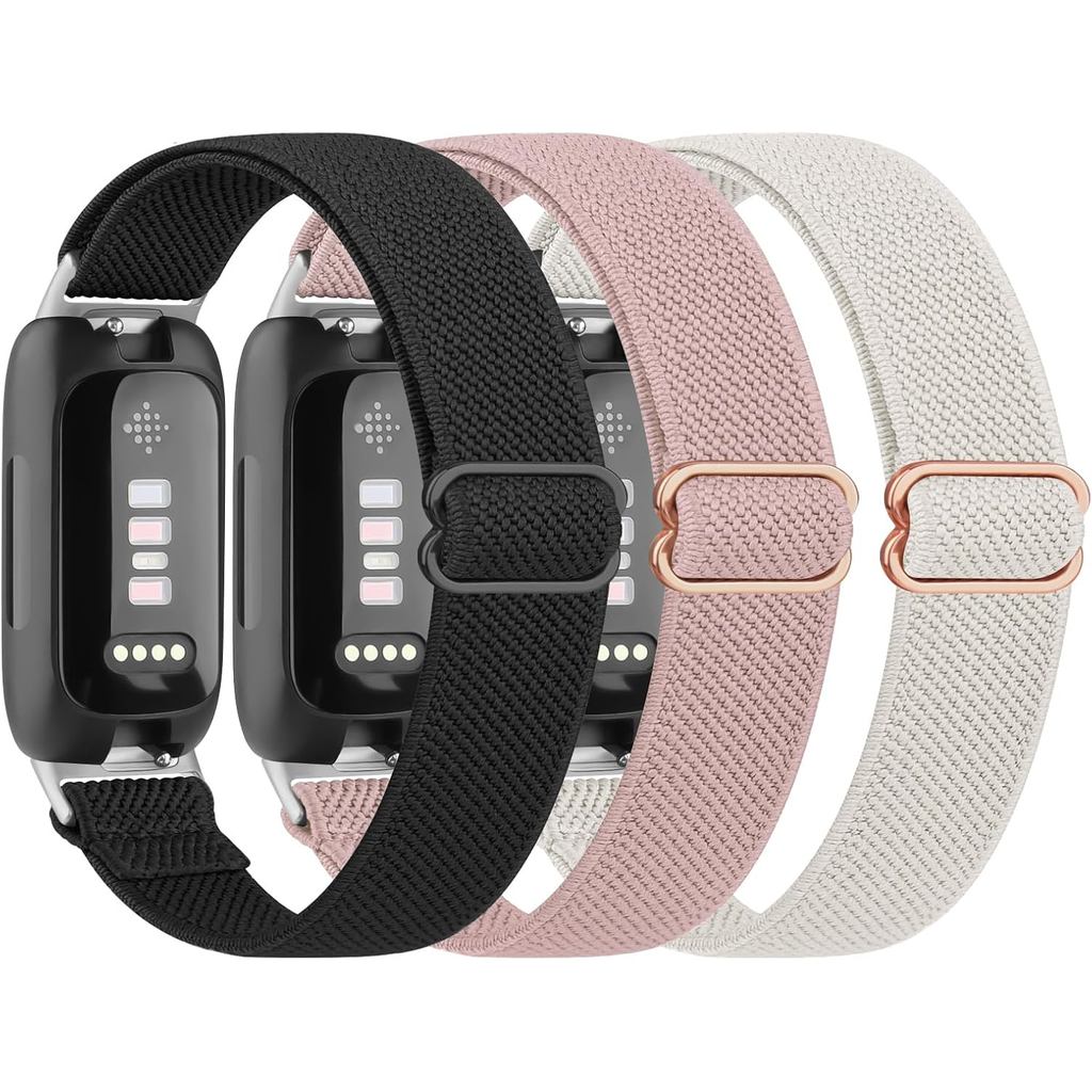Dây thun 3 gói cho Fitbit Inspire 3 / Inspire 2 / Inspire / Inspire HR Bands Nam Nữ, Dây đeo co giãn