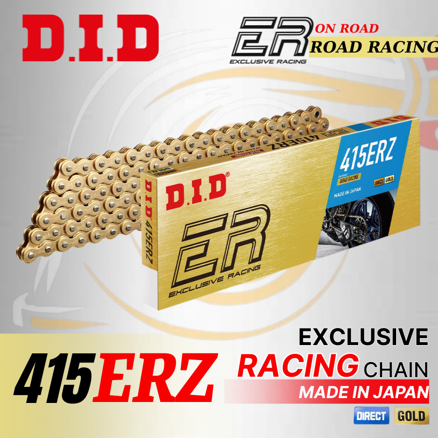 Sên DID 7ly 415ERZ Racing Moto3 132L GOLD chính hãng.