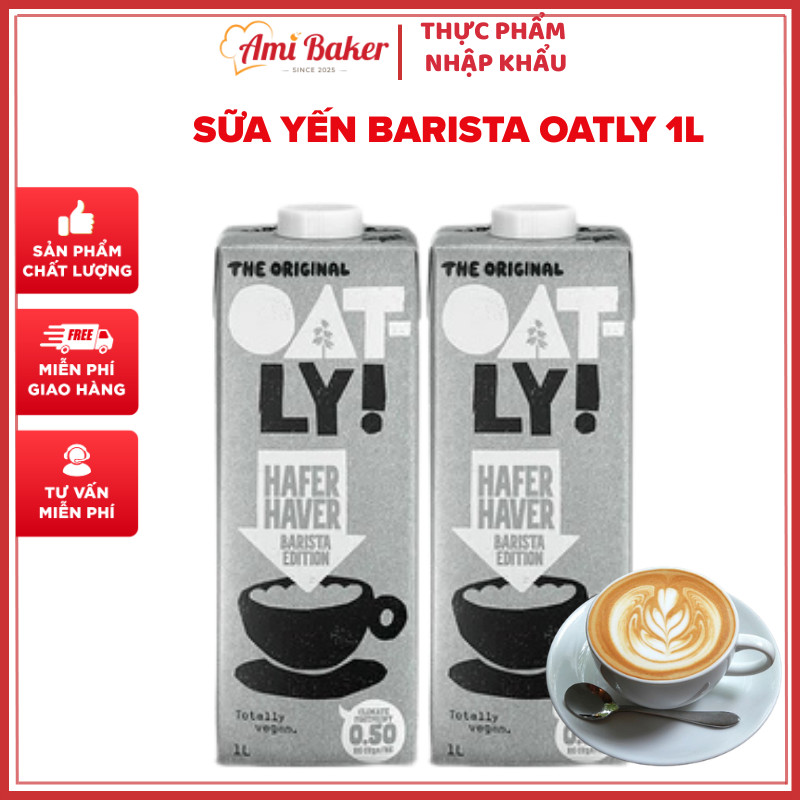 Sữa Yến Mạch Thuỵ Điển Barista Oatly 1L