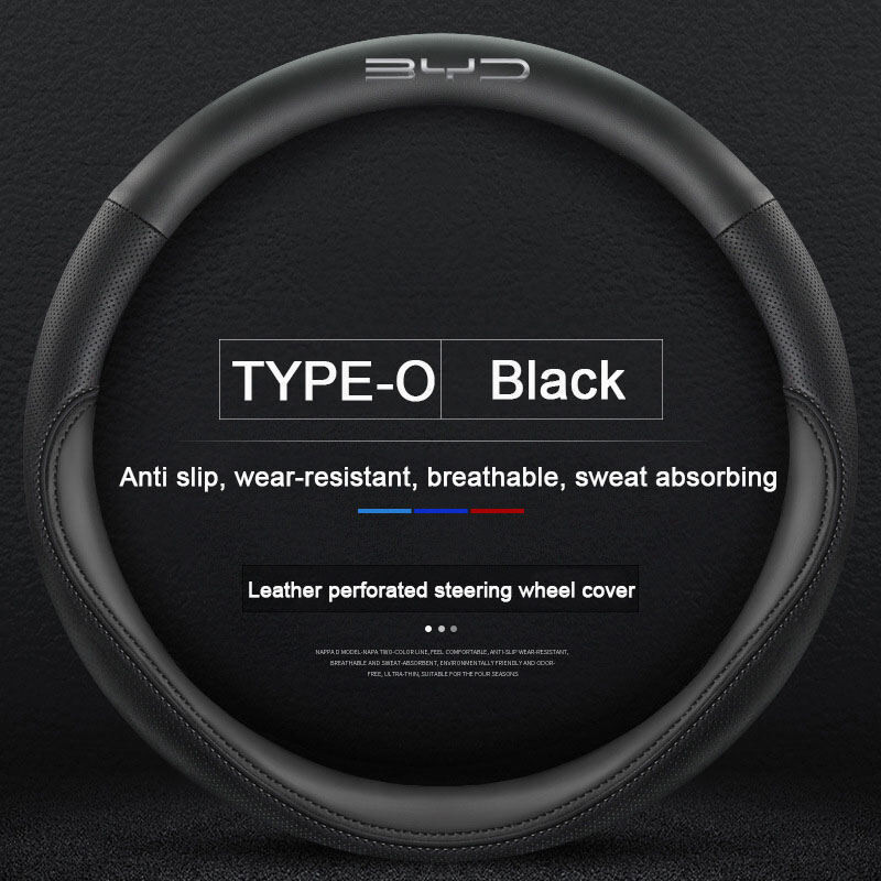 Bọc Vô Lăng Ô Tô Da Microfiber Bảo Vệ Vô Lăng Ô Tô Chống Trượt Bọc Vô Lăng 38Cm / 15inch Cho BYD Att