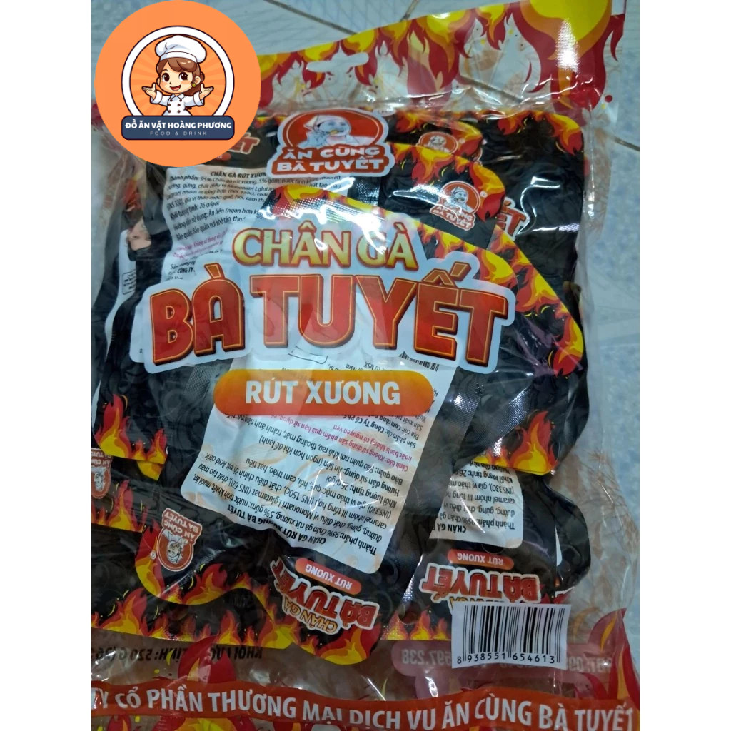 Bán sỉ chân gà rút xương bịch 20 cái, chân gà rút xương bà tuyết, chân gà bà tuyết diamond, ăn cùng 