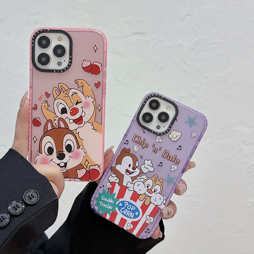 CAPASHIP Phim Hoạt Hình Đáng Yêu Chip N Dale Tamias Sóc Bro Rescue Rangers Vỏ Mềm Tương Thích Cho iP