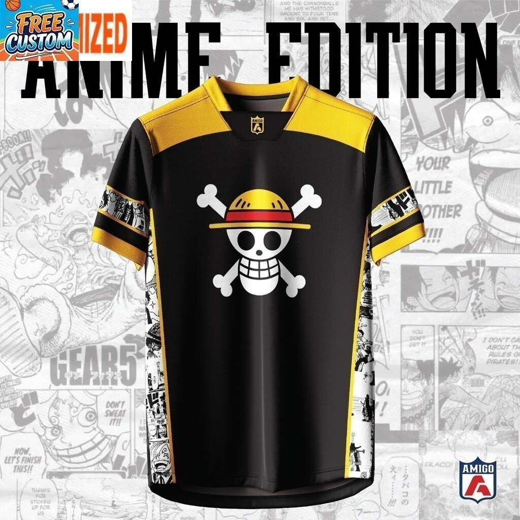 Áo thun thăng hoa Thiết kế One Piece Jersey Malaysia Viral Jersey