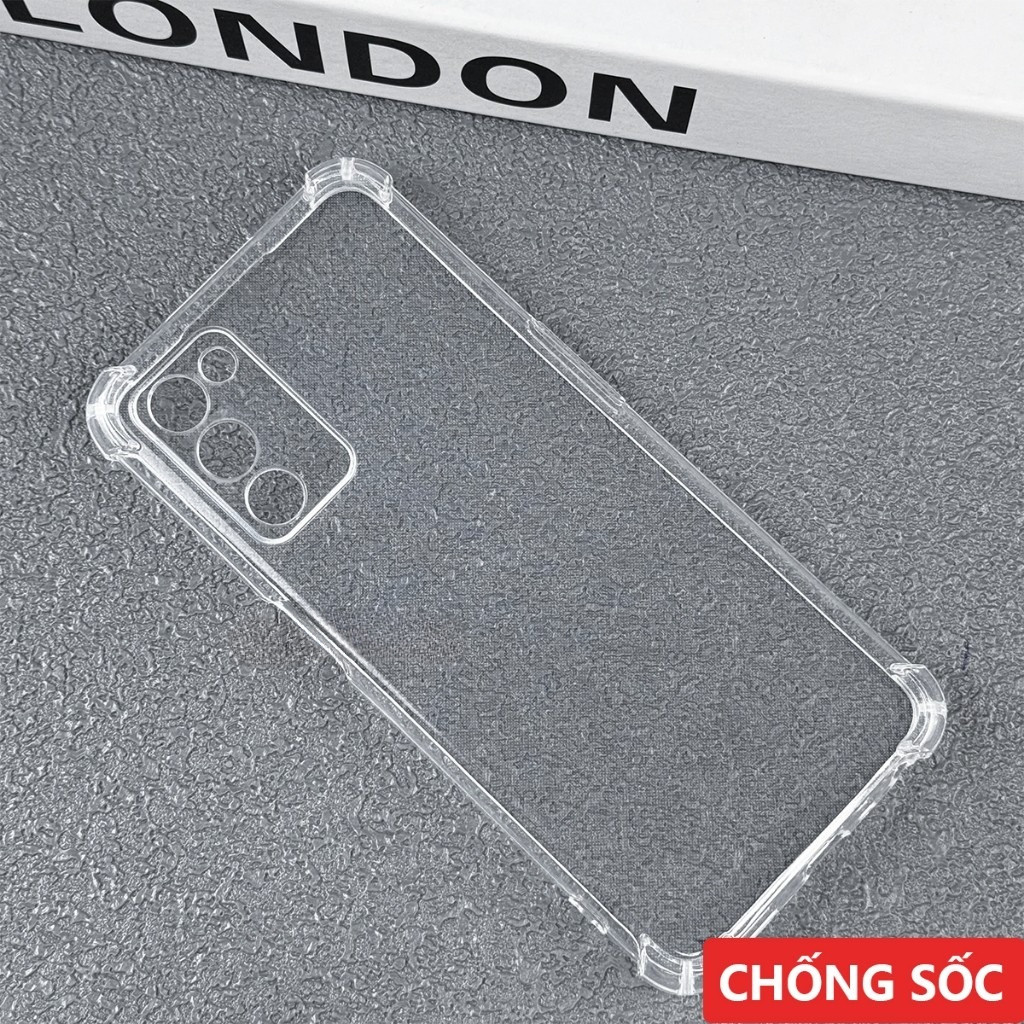 Ốp lưng chống sốc OPPO A56 5G trong suốt, silicon, bảo vệ camera-VHCASE