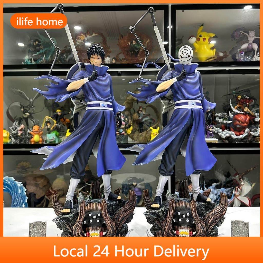 Vận chuyển từ Selangor: Mô hình nhân vật Naruto Uchiha Obito Cosplay Hagoromo 22cm, phiên bản Q, quà