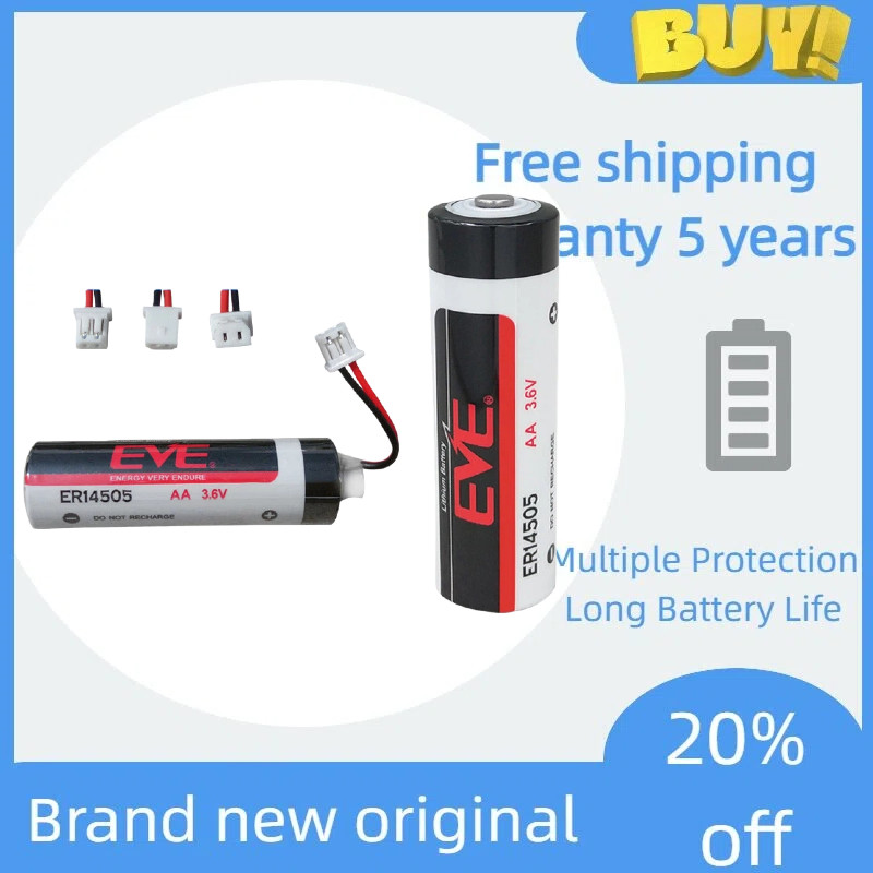 EVE ER14505 pin Yaskawa Inovance S6-C4 lập trình servo 3.6V pin chính lithium LS14500 pin Mới