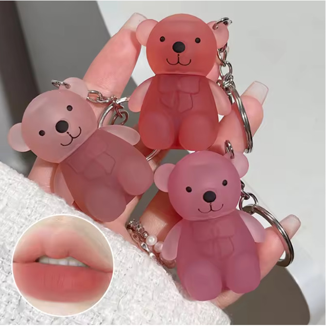 Art Value Bear Velvet Lip Clay với Son môi màu trắng mượt