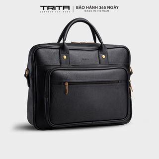 Cặp công sở Trita (Thời trang nam đựng vừa laptop 14.6 inch - Cặp da TCA5) Bagsmart