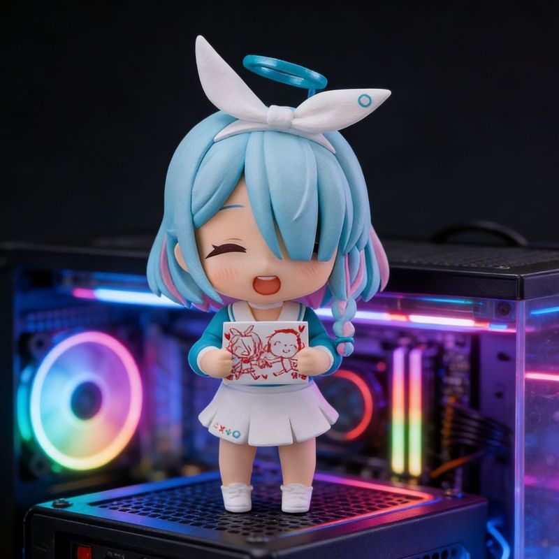 Ưu Đãi Đặc Biệt q Phiên Bản Nội Địa Nendoroid 2245 Arona Hình Để Bàn Kệ Sách Khung Xe Trang Trí Đồ C