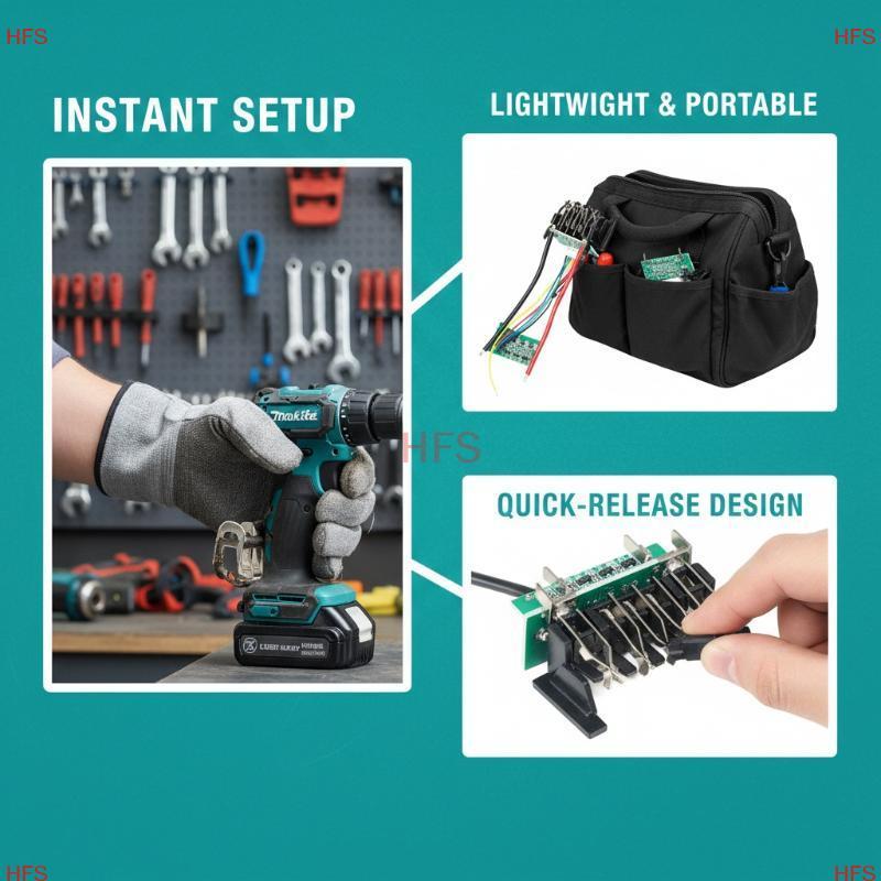 [HFS] 1 Chiếc Bảng Bảo Vệ Sạc Pin BMS PCBA Cho XR 18V 21V DCB200 DCB183 DCB203 DCB204 DCB206 DCB209 