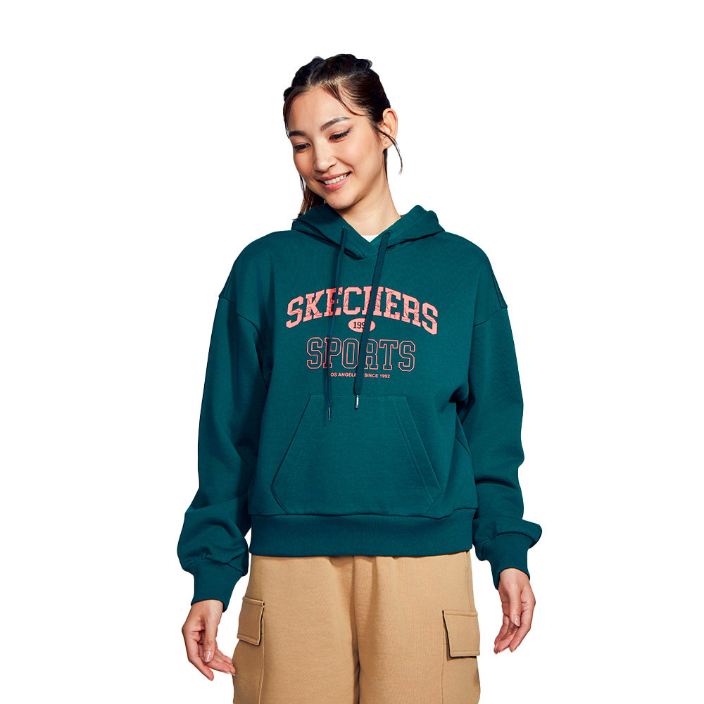 Áo Hoodie Có Nón Nữ Skechers Sports Union Hooded Pullover - L424W157-006U Online Sale