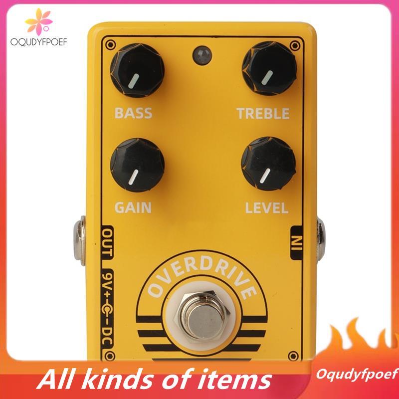 D-8 Overdrive Effect Pedal Electric Guitar True Bypass Phụ kiện đàn guitar cực kỳ đa năng