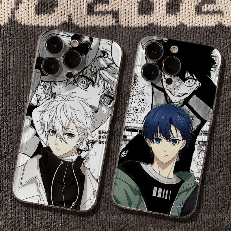 Anime Blue Lock Trong Suốt Ốp Lưng Điện Thoại Redmi Note 15 14 13 12 Pro Plus 4G 5G Vỏ Isagi Yoichi 