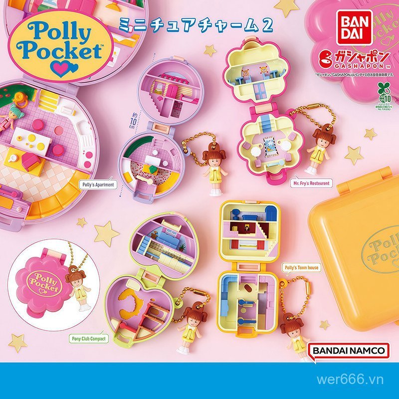 Bandai Nhật Bản No. 2 POLY POET POLY Pocket Mặt dây chuyền Viên nang Đồ chơi Little Fairy Treasure B
