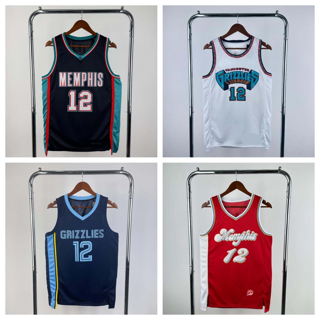 [Hot pressed] Grizzlies No.12 Morant Basketball Jersey City Edition Jersey