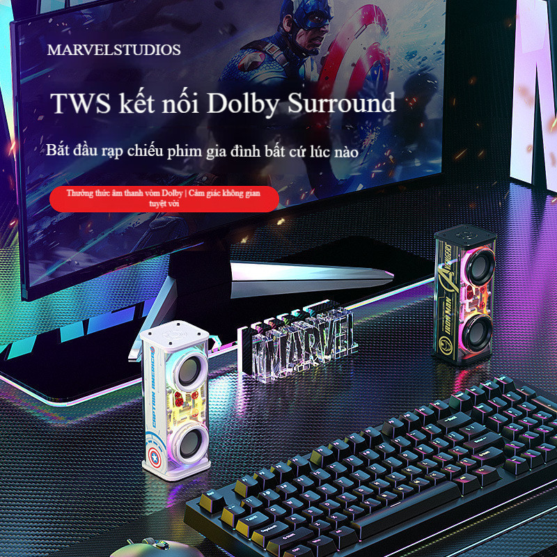 Loa bluetooth A88 led nháy theo nhạc RGB, công suất 10W, nghe nhạc cực chất HOT