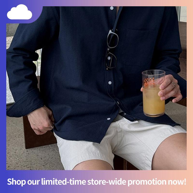 Áo sơ mi nam dài tay FOENIX, Vải linen cotton đũi xuất xịn, thoáng mát, form Relax Hàn Quốc LS01