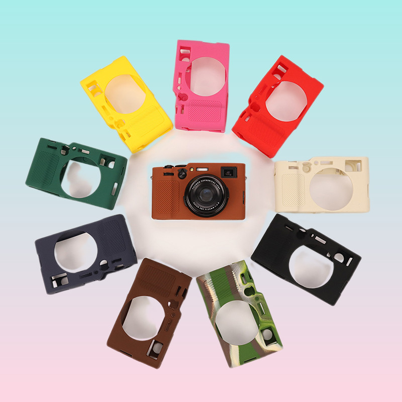 Dành Cho Fujifilm X100VI Ốp Lưng Silicon X100 6th Mềm Bảo Vệ Ốp Lưng Máy Ảnh Đặc Biệt Túi Di Động Ch