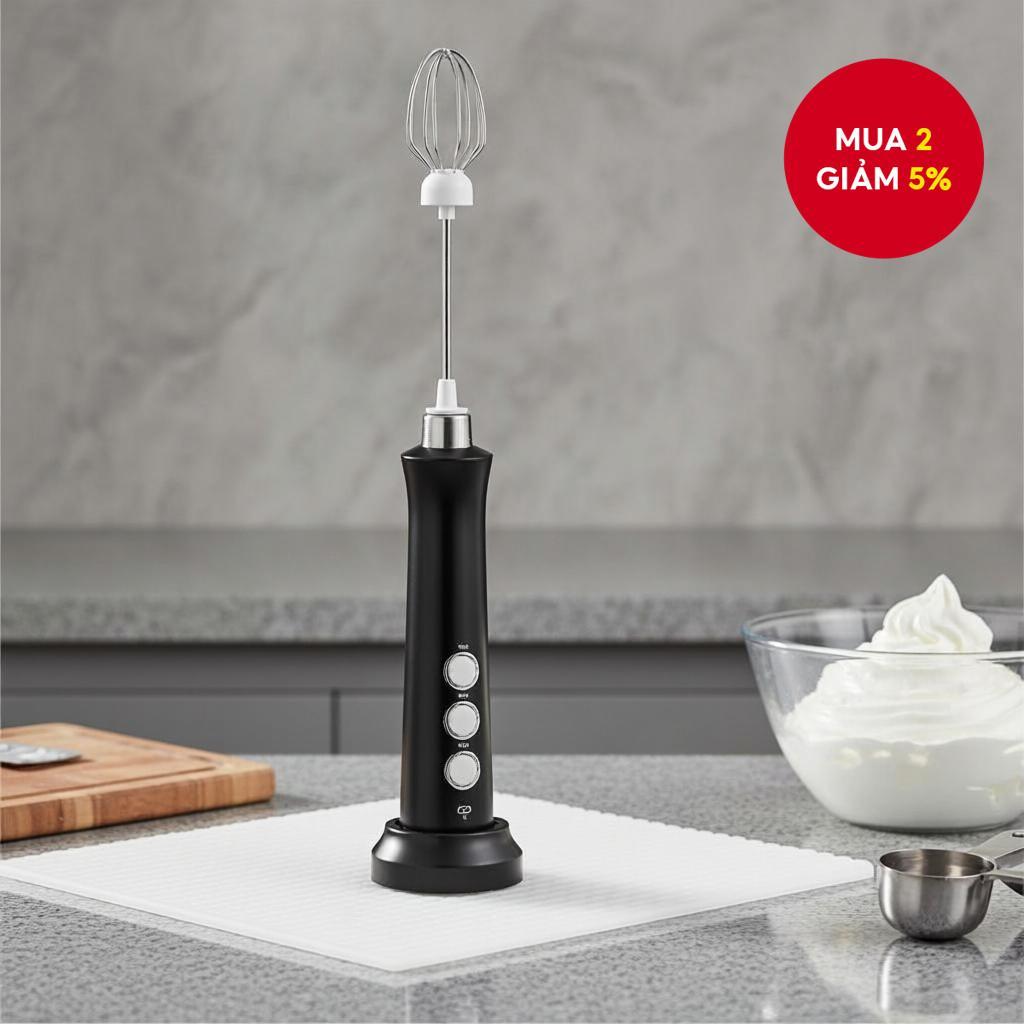  Máy Đánh Trứng Cầm Tay 3 Trong 1 Tạo Bọt Sữa Máy Xay Cà Phê Tốc Độ Cao Máy Tạo Bọt Đồ Uống