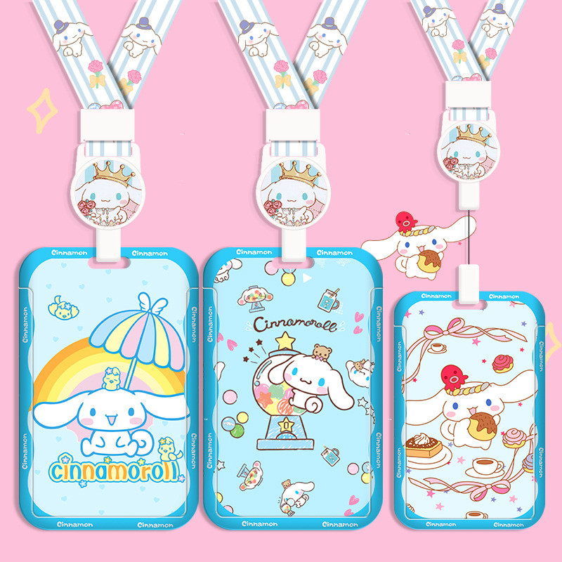 Yugui Chó Hoạt Hình Thẻ Học Sinh Loại Có Thể Thu Vào Thẻ Làm Việc Tập Đi Vận Chuyển Thẻ Căng Tin Thẻ