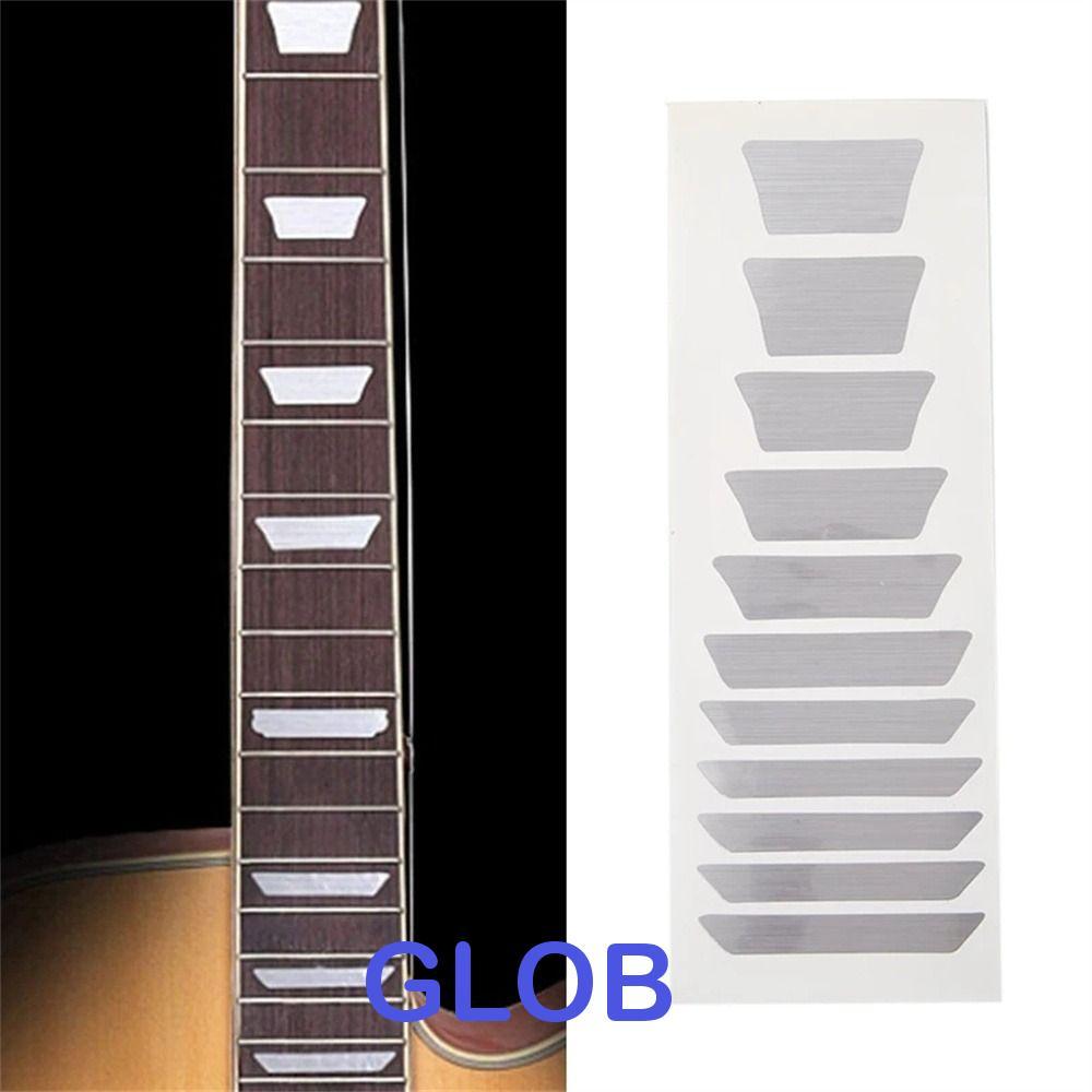 GLOB Cross Inlay Đề Can 22 Phong Cách Guitarra Phụ Kiện Guitar Inlay Miếng Dán Đàn Guitar Acoustic Đ