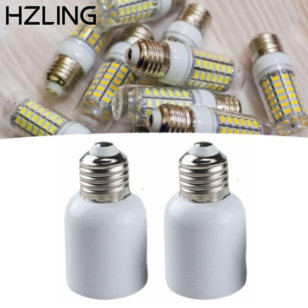 Bộ chuyển đổi ổ cắm ánh sáng HZLING 2 chiếc, Bộ chuyển đổi điện trở nhiệt độ cao 110-240V E27 sang E