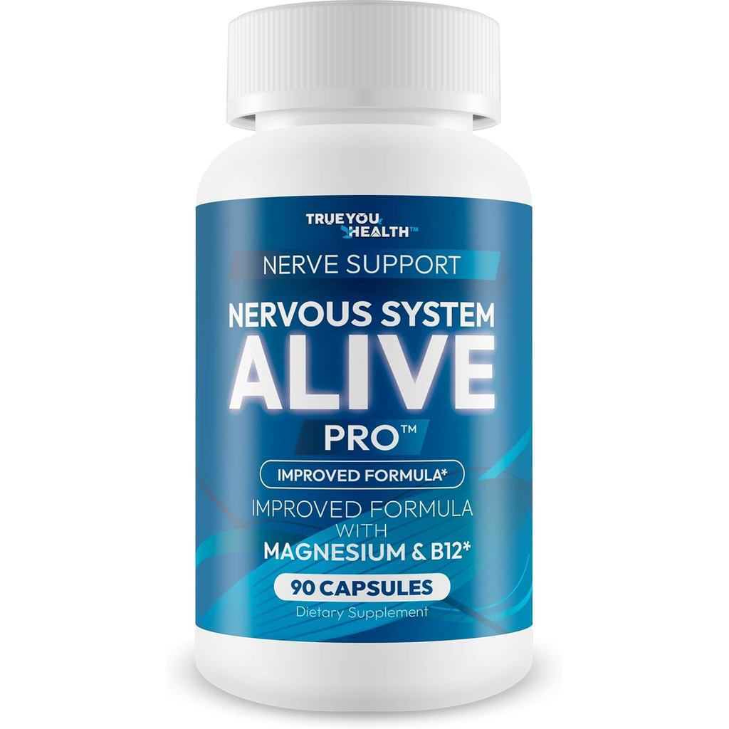 Bổ sung Nerve Alive Pro-Best Nerve Vitamin B12-Vitamin B Nerve Health-Vitamin D Nerve Magiê