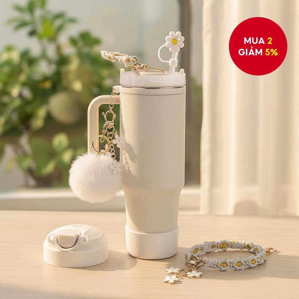 Phụ kiện Stanley Tumbler 7 món - Dây charm & quai cầm cho cốc 30oz và 40oz