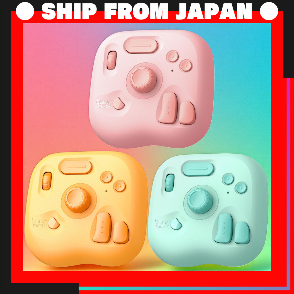 TourBox Lite Left-Hand Device [Entry level] – Bluetooth One-Handed Keyboard for Intuitive Control