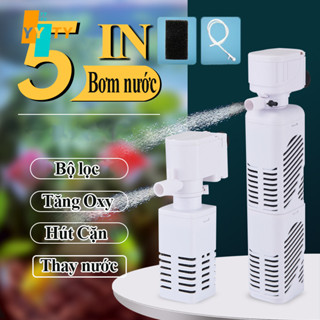 YYTY Máy Lọc Nước Bể Cá Đa Năng 5 Trong 1,Tăng Oxy, Dễ Dàng Thay Nước Cho Hồ Cá,Lọc Siêu Sạch,máy lọc chìm bể cá.