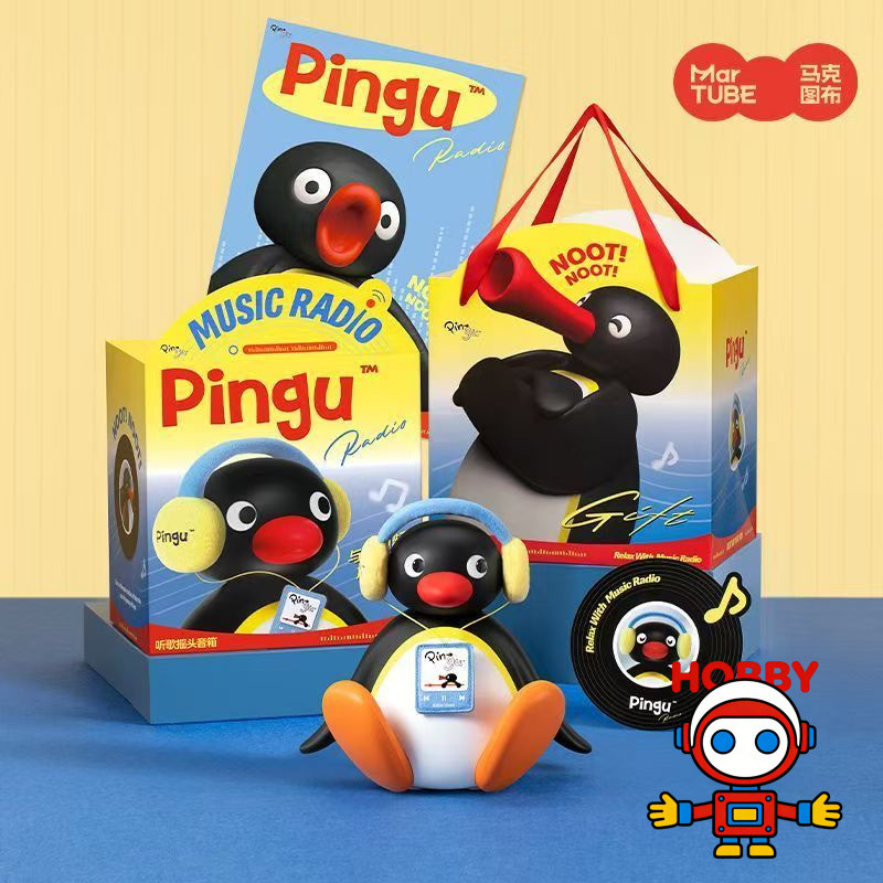Hàng sẵn có Mark Tabric Pingu Penguin Loa Bluetooth Âm thanh Quà tặng sinh nhật Giáng sinh cho bé gá