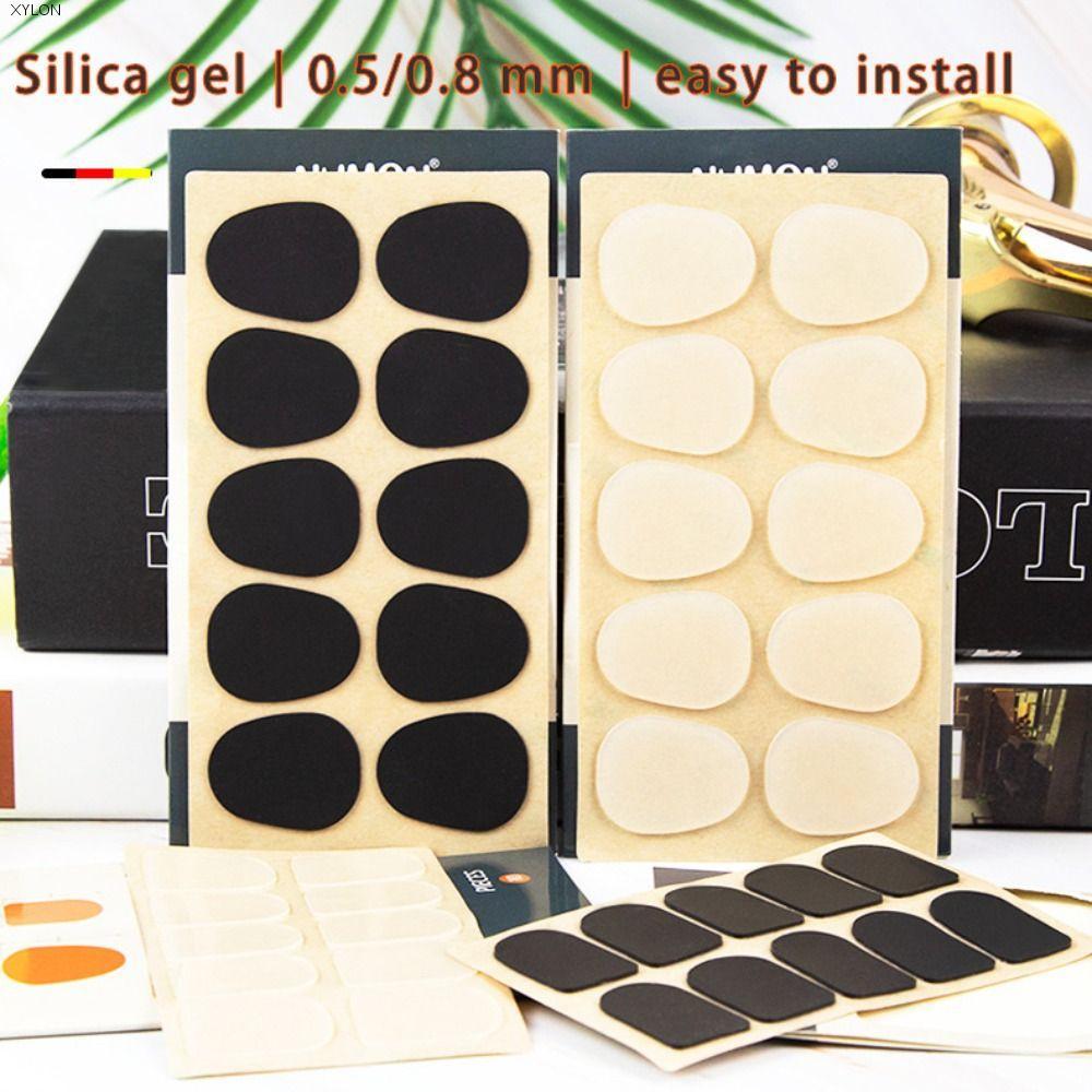Miếng dán miệng XYLON Sax, Miếng đệm silicon Đệm ngậm Sax tiêu chuẩn, Soprano 0,5mm / 0,8mm Miếng dá