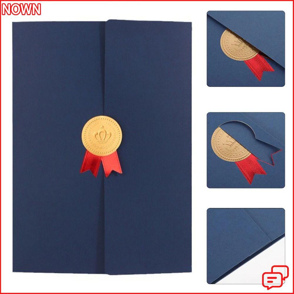 WUXIA Diploma Cover, A4 Giấy Envelope Giải thưởng Giấy chứng nhận, Tốt nghiệp Ba lần Quy trình mạ và