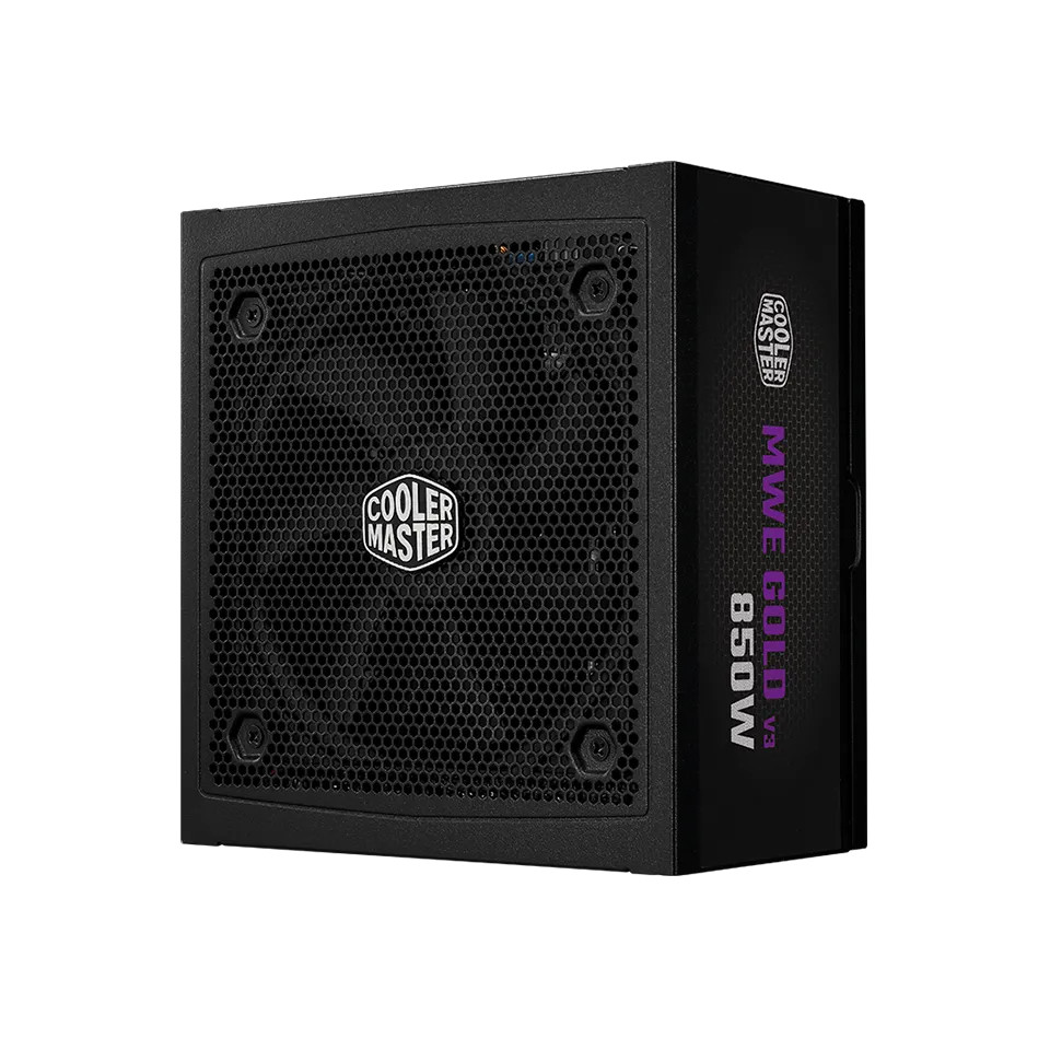 Nguồn máy tính Cooler Master 850W MWE GOLD 850 V3 FM FR  Full Modular - Chính Hãng
