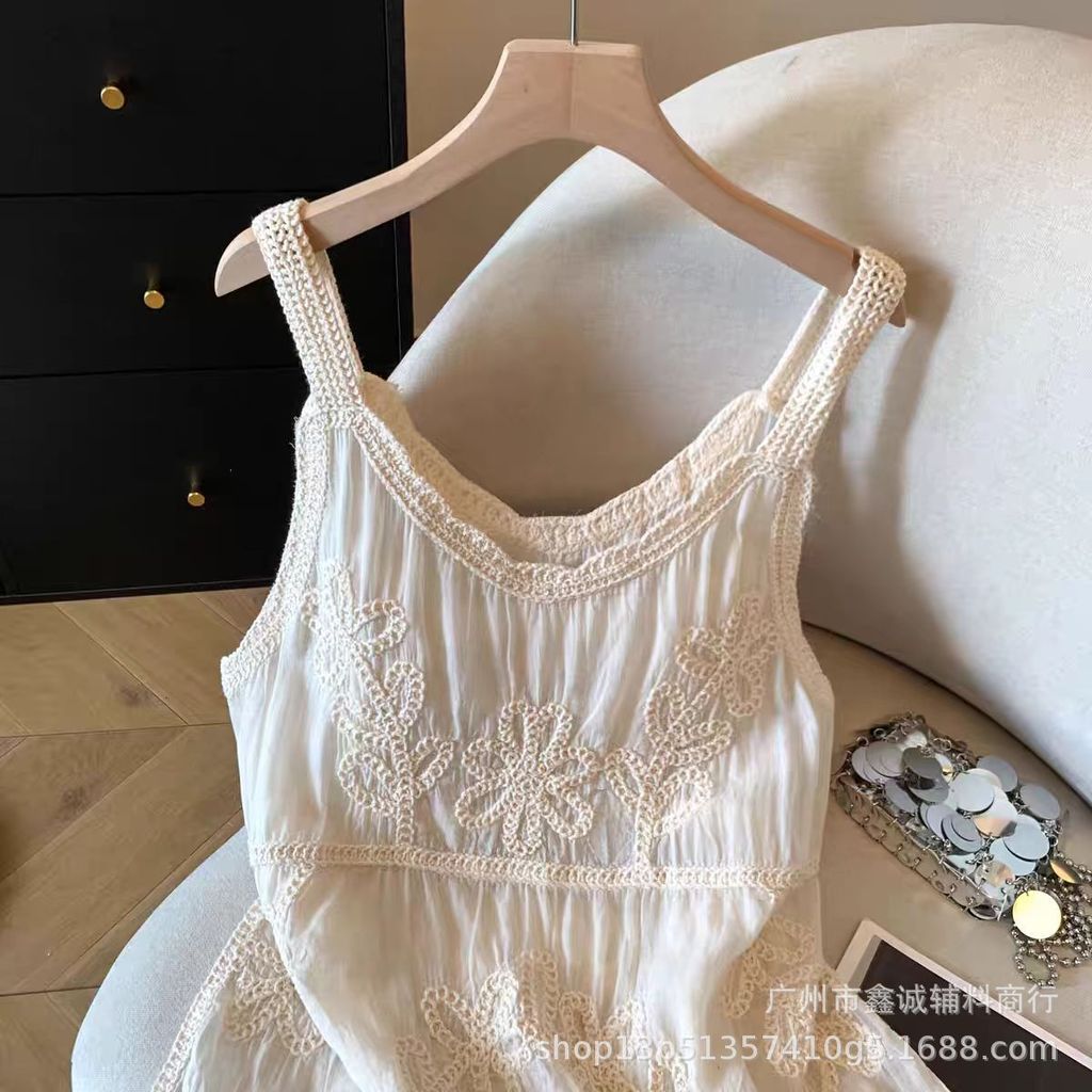 Áo Tank-top Nữ Style Kỳ Nghĩa Pháp, Áo Sơ Mi Boho Dáng Sling Layer